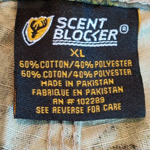 Scent Blocker Camo Pants Men's Size XL Cargo S3 Mossy Oak Hunting Field Ripstop - Picture 6 of 15